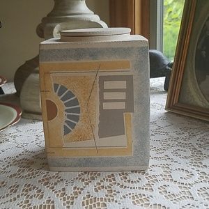 Clay box from art gallery